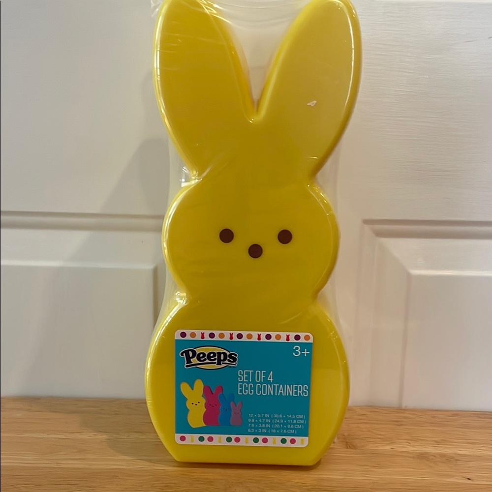 Peeps Yellow Bunny Egg Holders